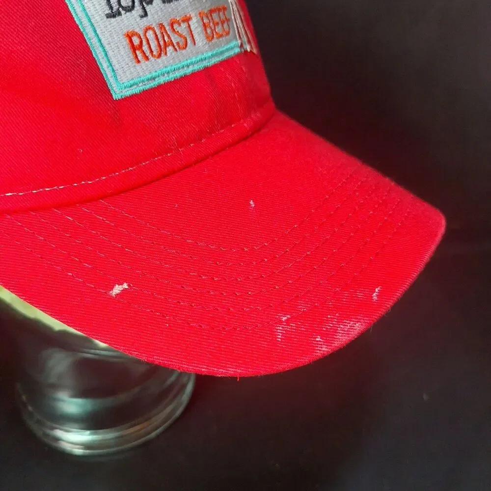 Top Brand Roast Beef Mesh Trucker Style Hook N Loop Hat